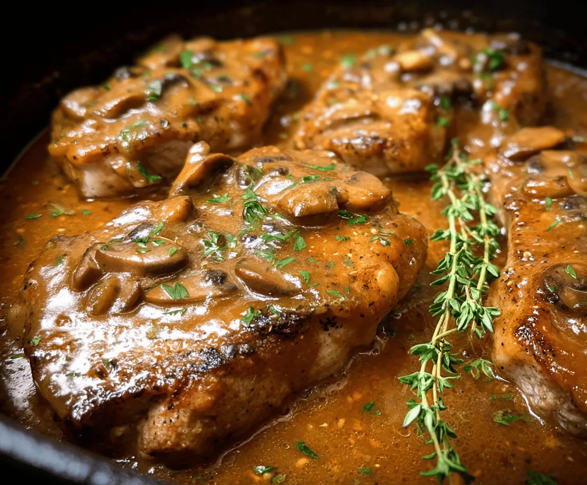 Easy Crock Pot Smothered Pork Chops Recipe