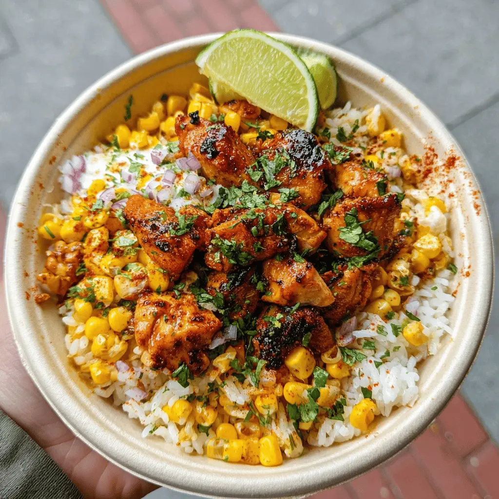 Easy Street Corn Chicken Rice Bowl Recipe