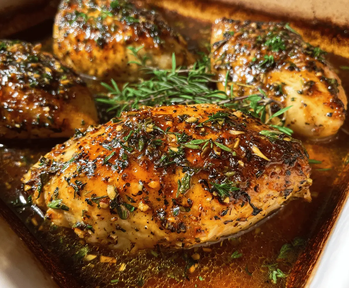 Easy Baked Honey Dijon Chicken Dinner Recipe