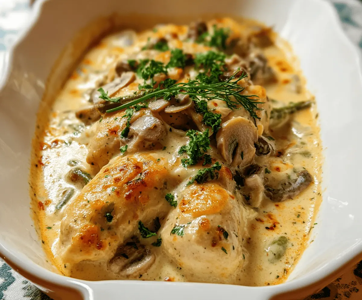 Creamy Chicken Gloria Recipe With Garlic and Herbs