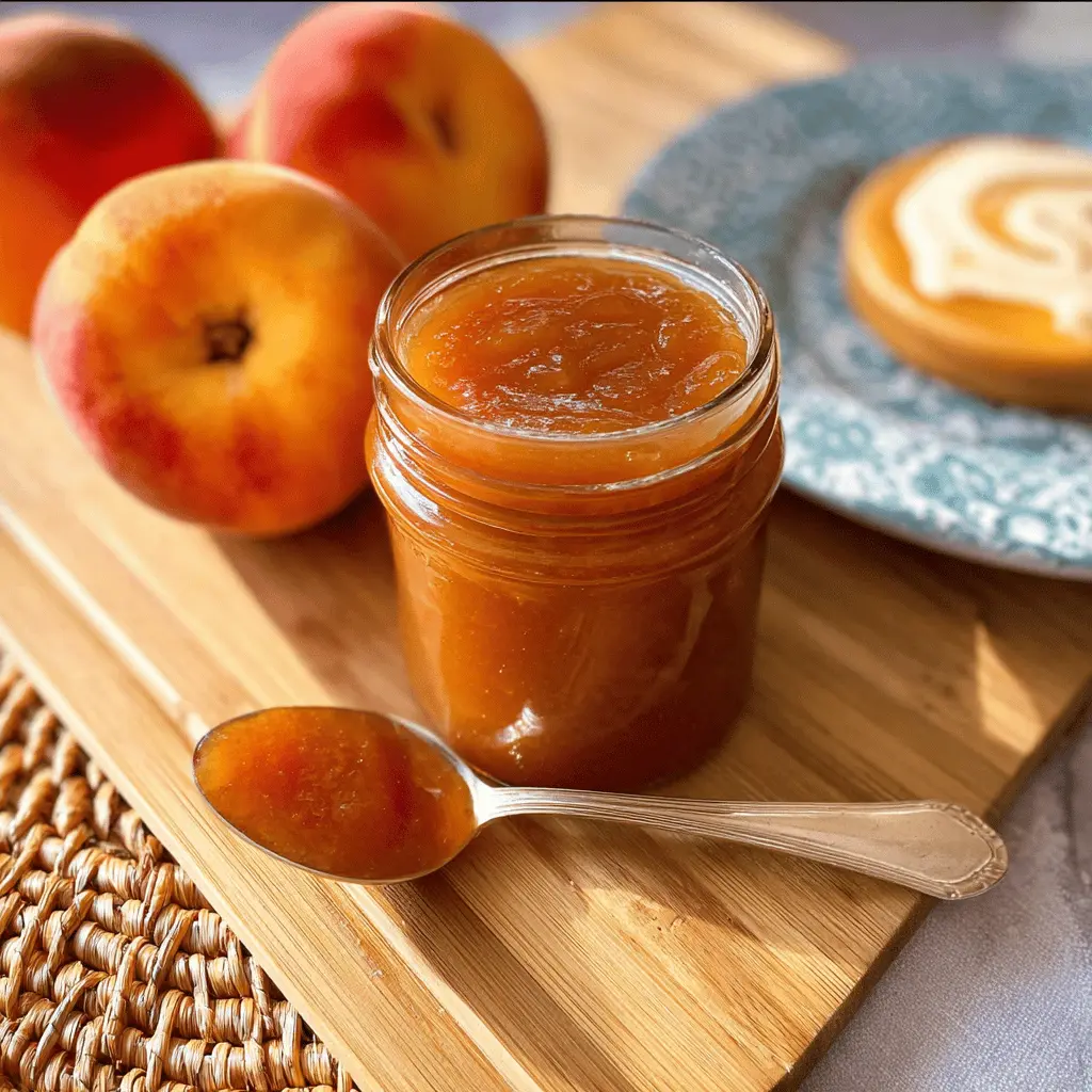 Easy Homemade Crockpot Peach Butter Recipe