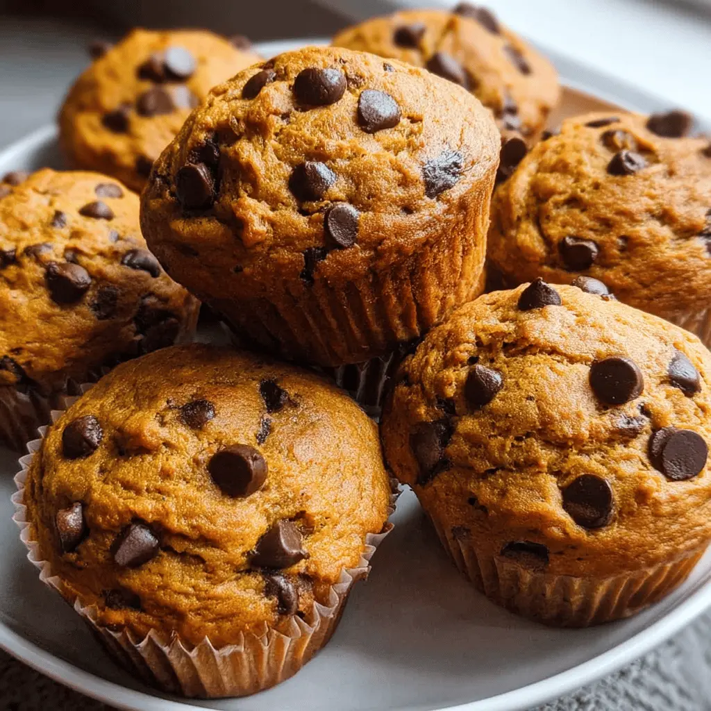 Easy Pumpkin Chocolate Chip Muffins Recipe