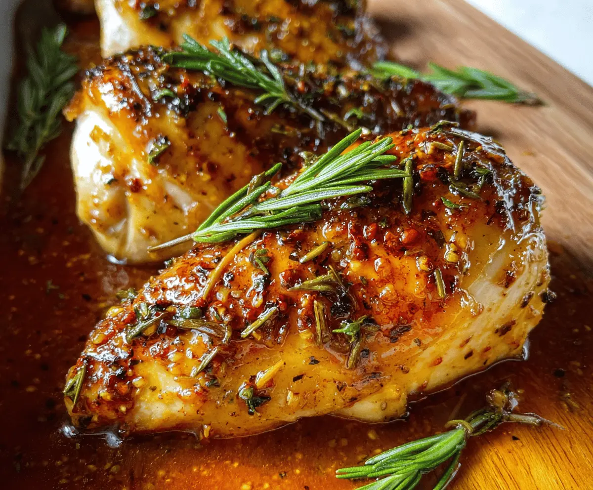Easy Baked Honey Dijon Chicken Recipe