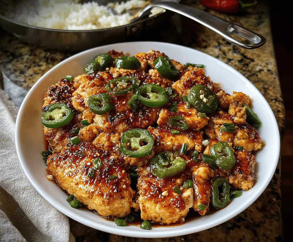 Easy Spicy Jalapeño Chicken Recipe