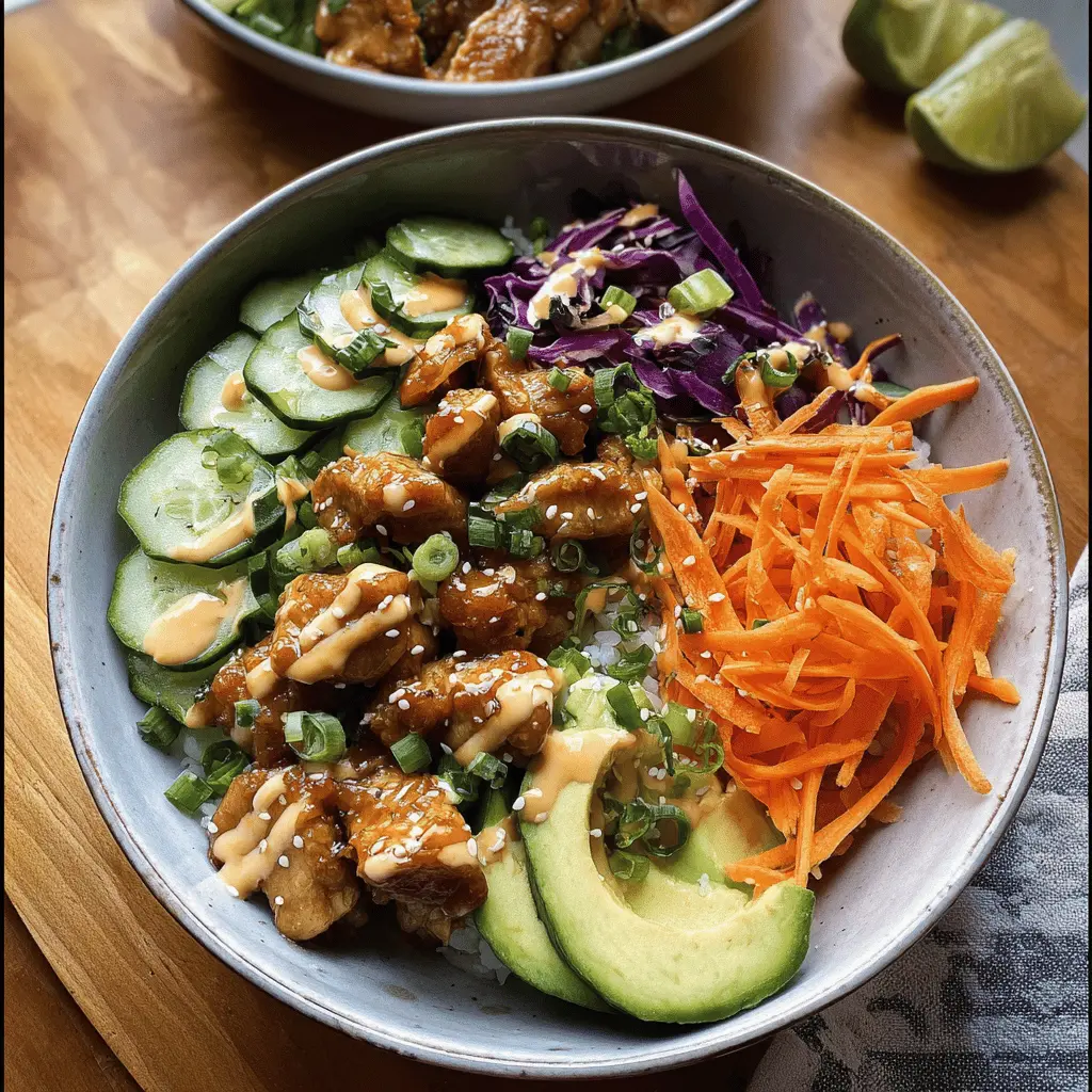 Easy Bang Bang Chicken Bowl Recipe