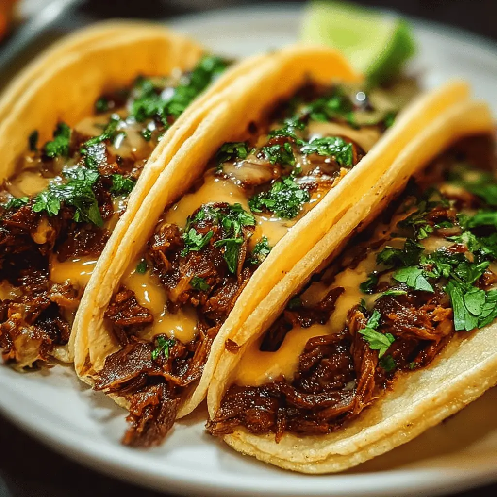 Garlic Butter Honey BBQ Beef Tacos Recipe