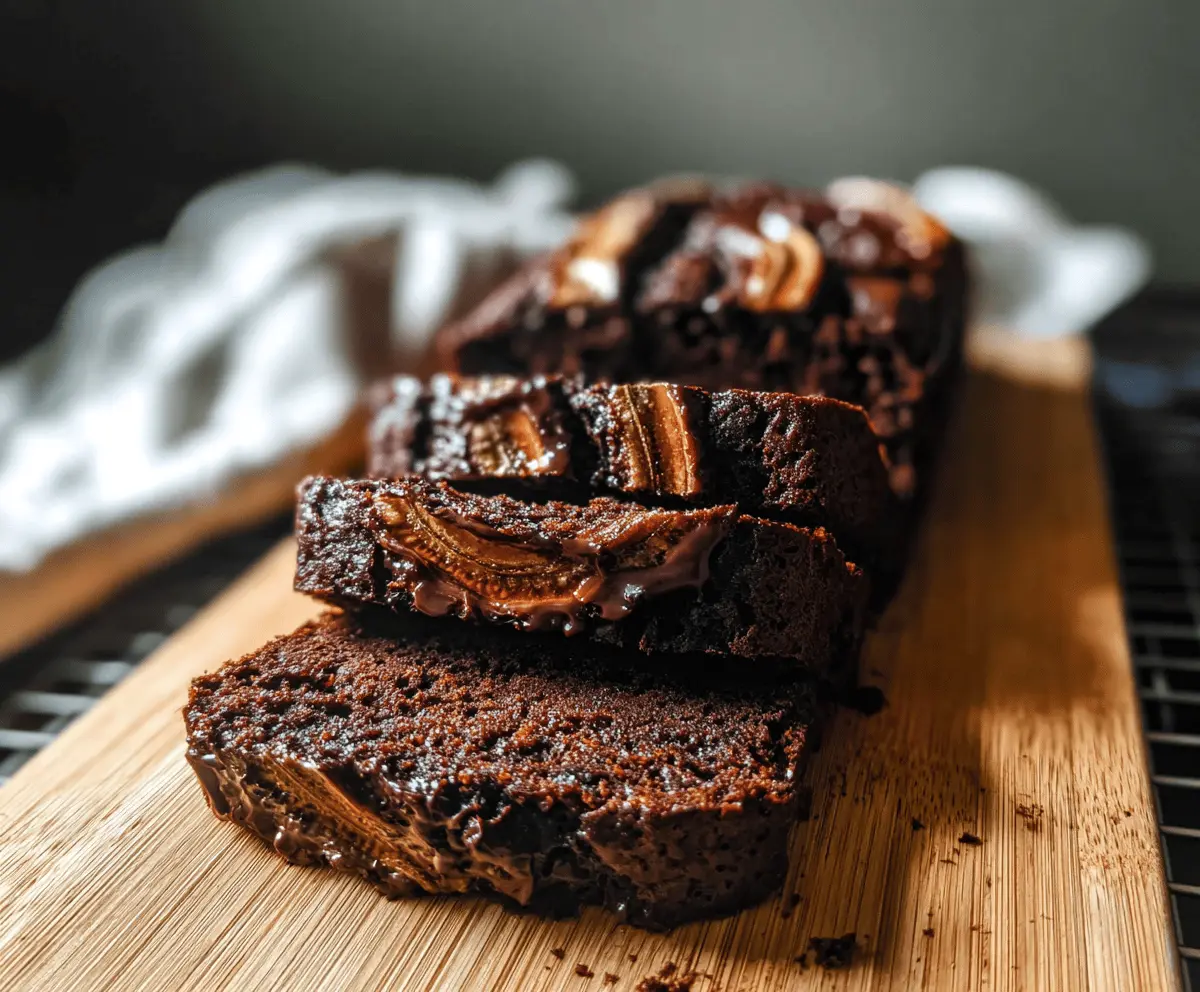 Moist Chocolate Espresso Banana Bread Recipe