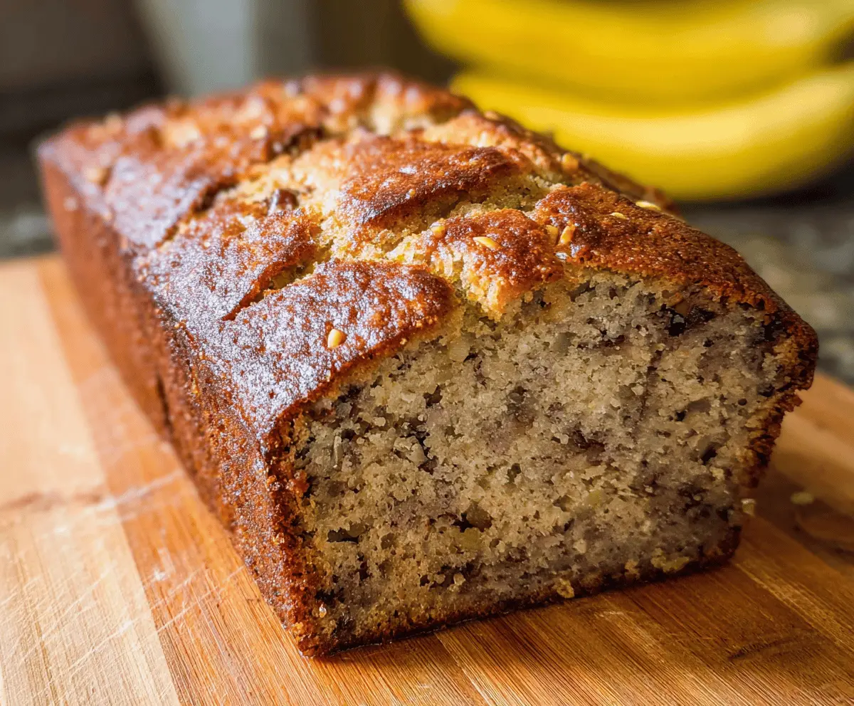 Easy Moist Banana Nut Bread Recipe