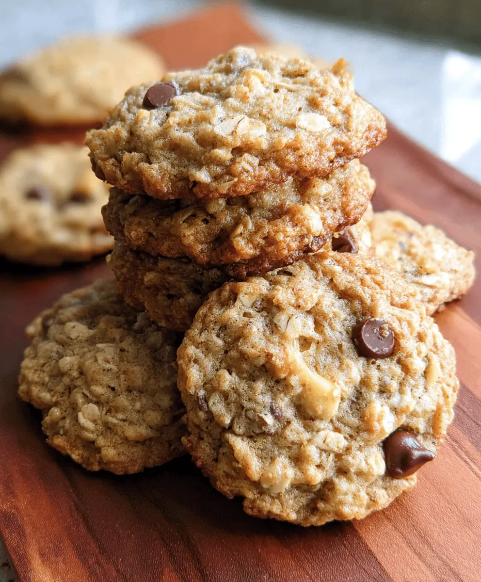 Chewy Banana Oatmeal Cookies Recipe